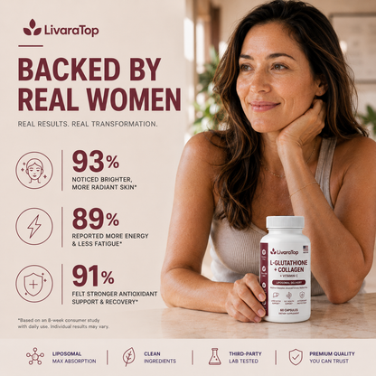 LivaraTop L-Glutathione + Collagen Capsules